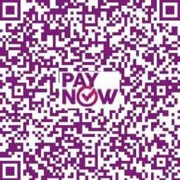 Qr code with purple text and a white background

Description automatically generated